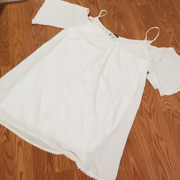 1x naif white dress new cold shoulder - Picture 3 of 7